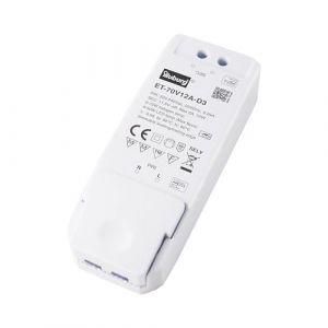 illuburg Transformateur 12V AC 70 W Variable TRIAC pour MR11 MR16 G4 GU5.3 GY6.35 LED Halog&egrave;ne Bloc d'Alimentation Driver (ABC-Power, neuf)