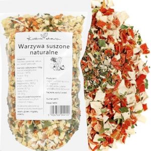 L&eacute;gumes S&eacute;ch&eacute;s Naturels 1 kg &ndash; M&eacute;lange D&eacute;shydrat&eacute; De Carotte, Panais, Oignon, Poireau Et Persil, Sans Conservateurs, Id&eacute;al Pour Soupes Et Cuisine Saine &ndash; Kuchnia Zdrowia (NUTRINER, neuf)