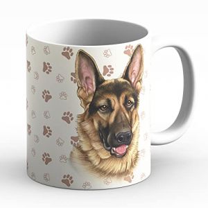 power gift BERGER ALLEMAND (A) - Tasse A Café Ou Pour Le The. Tasses Avec Motif De Chien. Votre Animal Prefrere – Parfait Pour Les Amouraux de Animaux. Mug En Céramique. (power gift, neuf)