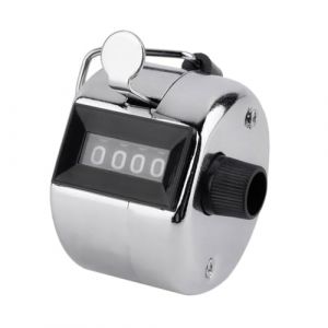 Compteurs Manuels,Compteur à Cliquer,Manuel en Métal Mécanique Compte,Compteur de Passage,Compteur Mécanique Portatif,pour Compteur de Personnes,Sport de Golf,Sport Manifestation Compte,Argent,1 Pcs (LIYANHO, neuf)