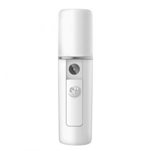 VICASKY Mini Humidificateur Portable USB 20 Ml Blanc, Pulv&eacute;risateur de Brume Nano Hydratant Peau, Humidificateur D&rsquo;air Compact pour Bureau, Maison et Soins du Visage (Micanties, neuf)