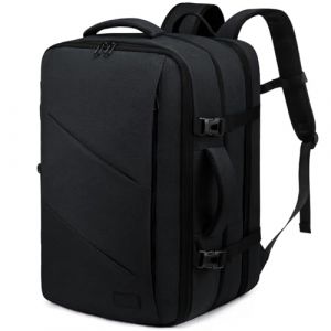 LOVEVOOK Sac &agrave; Dos Voyage Sac A Dos Cabine Avion 40L Grand Sac &agrave; Dos Bagage &agrave; Main Antivol Sac Ordinateur Portable 17,3 Pouces Imperm&eacute;able Sac Ados Homme Femme Noir (QRunHui-EU, neuf)
