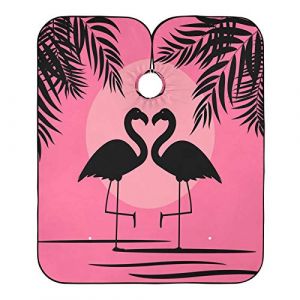 Flamant Rose Mignon Robe De Coiffure Accessoires Peignoir Coiffure Anti-Taches Cape De Cheveux Pour Coiffeurs Barber Salon 140X168Cm (guangzhouhongchenmaoyishanghanggerenduzi, neuf)