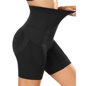 Vijamiy Culotte Gainante Femme Gaine Ventre Plat Amincissante Invisible Taille Haut Panty Gainant Culottes Sculptantes Minceur Shorty Gainant Anti Frottement sous-V&ecirc;tements Shapewear(Noir,XL) (Reeton, neuf)