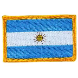 Akacha Patch &eacute;cusson brod&eacute; Drapeau Argentine Argentin thermocollant Insigne Backpack (Akachafactory, neuf)