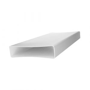 Vent Systems 220 x 55 mm - 1,5 m de long - Raccord de tuyau rectangulaire pour raccord de tuyau, conduit d'évacuation d'air ou canal d'alimentation 22 x 5.5 cm - 150 cm (true cloud shop, neuf)