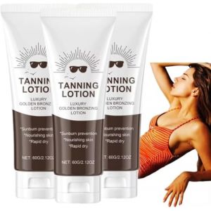 Creme Bronzante, Crème Accelerateur De Bronzage, Crème Autobronzant Visage Et Corps, Auto Bronzant Visage Femme, Accélérateur De Bronzage, Creme Accelerateur De Bronzage (3PC) (sSaangiAO, neuf)