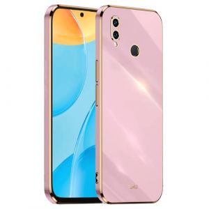 HONLEN Coque pour Honor 10 Lite/Huawei P Smart 2019 (6.21" inches), &Eacute;tui en TPU Souple en Silicone, Design de Cadre de Galvanoplastie - Violet (HONLEN, neuf)