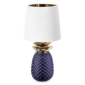 Navaris Lampe LED Forme Ananas - Lampe de Chevet et Veilleuse Design 35 cm en Forme d'Ananas - Lampe de Table Décorative pour Salon Chambre Enfant (SX-Commerce, neuf)