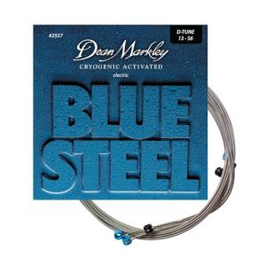 Dean markley Blue Steel Electric Guitar Stings Drop Tune 13-56 2557 Bleu (Coloretta, neuf)