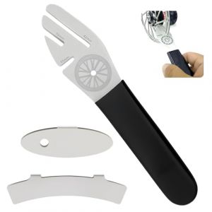 Vidsmow Clé de Réglage de Disque de Vélo avec 2 Cales de Réglage pour Frein à Disque, Régleur Frein Vélo avec Poignée Antidérapante, Outil Précis pour Redressage de Rotor et Alignement des Mâchoires (WanLinTan, neuf)