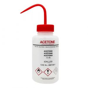 haituoyizhan 1 flacon en plastique &agrave; l'ac&eacute;tone pour laboratoire, rin&ccedil;age, nettoyage en toute s&eacute;curit&eacute; (500 ml - Chine) (haituoshiyan, neuf)