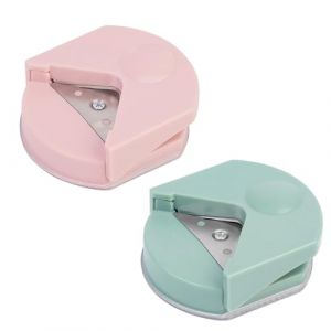 2 PCS Arrondisseur d'angles Perforateur d'angles Arrondisseur d'angles pour laminage de Films Coupe-Coins pour des Angles et des Demi-Cercles Parfaitement arrondis Coupe-papier Corner Perforatrice (kmyqsm-shop, neuf)