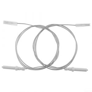 Zoegneer Lot de 2 pièces de rechange pour cuisinière à gaz, brûleur à gaz en céramique pour allumage, électrode de rechange pour cuisinière à gaz et cuisinière à gaz (45 mm) (Zoego, neuf)