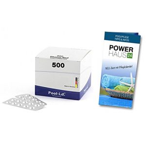 500 pastilles phenol red pour Luxm&egrave;tre/Photom&egrave;tre de poche Scuba II&reg; ou piscine Can de Medipool, 50 bandes A '10 comprim&eacute;s, rouge de ph&eacute;nol (&reg; = Marque caract&egrave;res d'un DRIT faire ternehmers) (POWERHAUS24, neuf)