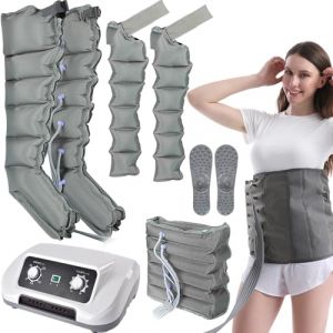 Botte Pressothérapie Lymphatique 6 8 Chambre Pressotherapie Professionnelle pour La Maison, Appareil Pressotherapie Jambes Et Ventre Et Bras Massage Jambe, Amélioration De Douleur Relaxation (DHBYR, neuf)