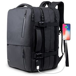 KINGSLONG Sac a Dos Voyage Avion 35L Convient &agrave; un Ordinateur Portable de 17 Pouces Sac &agrave; dos R&eacute;sistant &agrave; l'eau pour Hommes et Femmes Sac &agrave; dos Avec port de Chargement USB Sacs &agrave; dos Loisir (KINGSLONG, neuf)