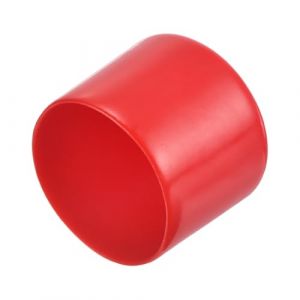 QUARKZMAN 4pcs Embouts en Caoutchouc, 35 mm ID Vis Filetage Protecteur en PVC Embouts de Protection Flexible pour Tube Métallique, Câbles, Fils, Tige, Écrou et Cache Boulon, Rouge (QUARKZMAN, neuf)