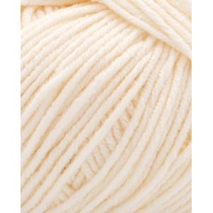 Phildar - Pelote de Laine Phil Cabotine - Laine &agrave; Tricoter - 45% COTON,55% ACRYLIQUE - Aiguille n&deg;3.5 - Couleur ECRU (HAPPYWOOL, neuf)