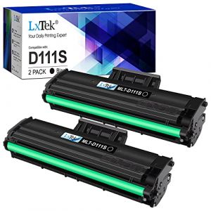 LxTek Compatible Cartouche de Toner Remplacement pour Samsung MLT-D111S D111S D111L pour Xpress M2026 M2026W M2070 M2070W M2020W M2022W M2022 M2020 M2070FW (Noir, 2-Pack) (in_line, neuf)