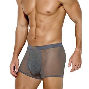 Casey Kevin Boxer Homme Sexy Transparent Culotte, Lingerie Sexy Homme Mesh sous-vêtements (Casey-Kevin, neuf)