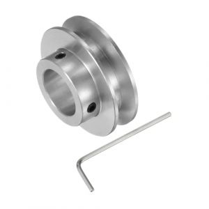 Kozelo Poulie de Courroie Trap&eacute;zo&iuml;dale - [Al&eacute;sage de 17 mm x Diam&egrave;tre Ext&eacute;rieur de 40 mm] Poulie d'Entra&icirc;nement &agrave; Gorge en V en Alliage d'Aluminium pour Courroie Ronde en Pu de 6 mm (kozelo, neuf)