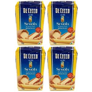 De Cecco - semoule de blé dur - Semola di grano duro rimacinata (4 x 1 kg) (IL SOGNO D'ITALIA - Le rêve italien, neuf)