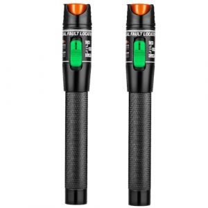 2PCS Stylo de Test à Fibre Optique 30mW, 30KM FTTH Testeur de Fibre Optique, Localisateur Visuel de Défauts à L'interface Standard de 2,5 mm pour L'interface Fibre Optique SC/FC/ST (LIAYTRSS, neuf)