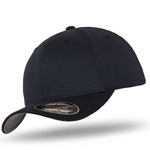 Flexfit Original Casquette Baseball Casquette de Baseball Cap Wooly Peign&eacute; Im Bundle avec UD T&ecirc;te de Mort Bandana dans Beaucoup de Couleurs - bleu marine fonc&eacute;, XL/XXL (59-62 cm) (urbandreamz, neuf)