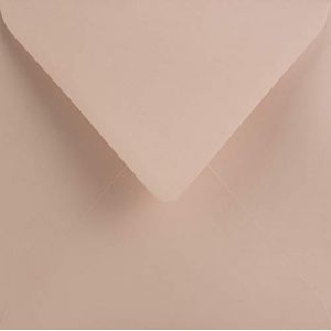Netuno Sirio Color Nude Lot de 100 enveloppes carrées Rose pâle 153 x 153 mm 115 g Enveloppes d'invitation élégantes pour anniversaire, mariage, baptême, mariage (netuno, neuf)