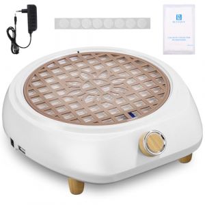 Vuxava Aspirateur Ongles Professionnelle, 100W 5000RPM Aspirateur Manucure Blanc, Convient Aux Salons De Manucure Et Aux Particuliers Aspirateur De Table Poussiere Ongle (STORE DE NINA SHARON PIA S.R.L., neuf)