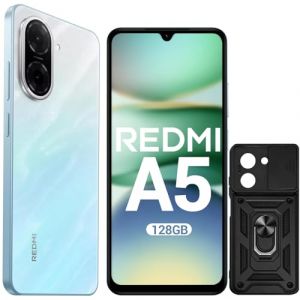 XIAOMI Redmi A5 - Smartphone 6.88" FHD+ 120Hz, 128 Go + 4 Go RAM, Appareil Photo IA 32MP, Batterie 5200 mAh, Double SIM - Bleu (avec Coque de Protection Noir Incluse) (GC-ANNA, neuf)