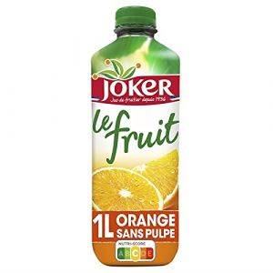JOKER - Le Fruit Orange Sans Pulpe 1L - Lot De 4 (IC-Boutique, neuf)