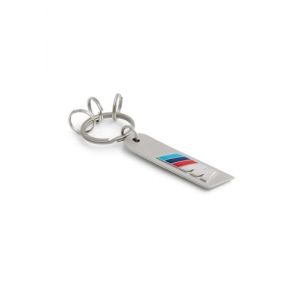 BMW Neuf d'origine M Collection Acier Inoxydable Logo Porte-Cl&eacute;s Porte Cl&eacute;s 80272454759 (✈ Espectronix&reg;-Original parts♻, neuf)