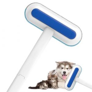 Brosse pour enlever les poils de chat | Brosse statique d'épilation de chien – Peigne réutilisable pour tapis, canapé, tapisserie, linge, carrelage, draps, meubles, tapis, salon, chambre à coucher (Chenjihui, neuf)