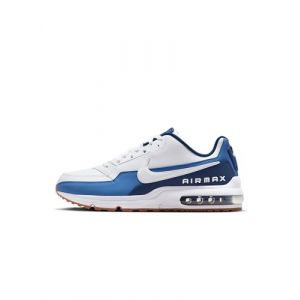 Nike Air Max Ltd 3 Chaussures Basses pour Homme, Blanches, Blanches, Bleues, Taille 50,5 UE, White White Coastal Blue Star Blue, 50.5 EU (D-SPORT, neuf)