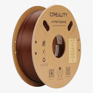 Creality Hyper PLA CF Filament 1.75mm pour K1C, Filament pour imprimante 3D conçu pour la haute vitesse 50-300mm/s, 1kg Bobine Hyper PLA-CF Filament, précision dimensionnelle ± 0.03 mm (Ocre) (Creality Official Store, neuf)