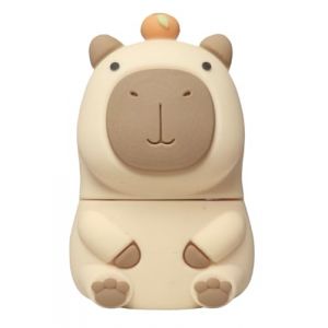 Ulticool - Cl&eacute; USB Capybara 16 Go &ndash; Design pratique et &eacute;l&eacute;gant pour adolescents, adultes, fans d'animaux et amateurs de capybaras &ndash; Beige (Ulticool, neuf)
