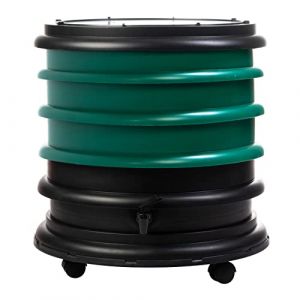 WORMbox | Lombricomposteur 3 Plateaux Vert Foncé | 48 litres | Compostez Vos déchets organiques, Les vers de Terre/lombrics produisent du lombricompost (Ferme du Moutta, neuf)