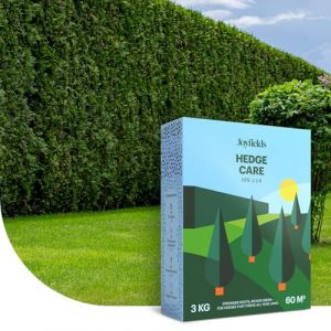 Hedge Care - Engrais pour Haies, Ifs et Conif&egrave;res - 3 kg pour 60 m&sup2; - Croissance verte et densit&eacute; maximale - Renforce les racines et nourrit jusqu&rsquo;&agrave; 120 jours (MRS Seeds & Mixtures, neuf)