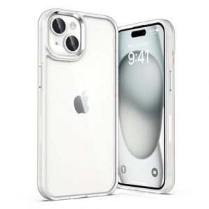 ULAK Coque Transparente pour iPhone 15, Anti-jaunissement Protection Robuste Transparente et résistante aux Chocs en TPU Souple, Coque de Protection légère pour iPhone 15 6,1 Pouces,Transparente (easyarise, neuf)