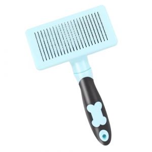 Tuxxjzm Peigne d&eacute;m&ecirc;lant antid&eacute;rapant pour chien, avec poign&eacute;e ergonomique, fournitures multifonctionnelles pour le brossage quotidien, soins &agrave; poils longs (rivtandt, neuf)