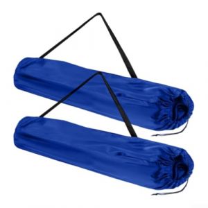 Lot de 2 sacs de rangement pour chaises pliantes d'ext&eacute;rieur avec bretelles r&eacute;glables pour le transport (bleu) (popmall-eu, neuf)