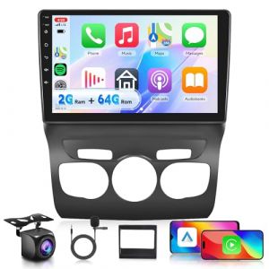 2G+64G sans Fil Carplay Android Autoradio pour Citroën C4L C4 DS4 2013-2017 10.1 Pouces Écran Tactile Autoradio avec Android Auto GPS Navi WiFi Mirror Link Bluetooth FM/RDS/USB/EQ/SWC Caméra de Recul (Rimoody Direct, neuf)