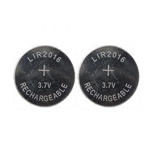 2X LIR2016 3,7 V 20mAh Pile bouton rechargeable LIR 2016 3,7V 20 mAh/Remplace la pile bouton CR2016 pour par exemple carte m&egrave;re, calculatrice, g&eacute;n&eacute;rateur TAN, pile bouton de Girafus (Utumbuku Technologies, neuf)