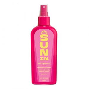 Sun In Tropical Breeze Spray Éclaircissant Cheveux 1-Pack - Sans Paraben, Naturel Éclaircissant Cheveux - Éclaircissant Cheveux avec Aloe, Camomille et Botanique Nourrissante, 138mL (BDL Solutions, neuf)