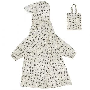 Hovkib Imperméables pour Enfants Garçons Filles Manteau Pluie Toddler Vestes de Pluie Léger Poncho de Pluie Mignon Réutilisable Vêtements de pluie L/6-8 Ans (Hovkib, neuf)