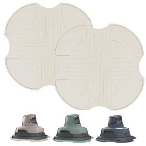 2 PCS Dessous de Plats en Silicone pour Ninja CRISPi Friteuse à Air FN101EUSG, Sous-verres en Silicone Accessoires pour Air Fryer Ninja FN101EU (HATELLY, neuf)