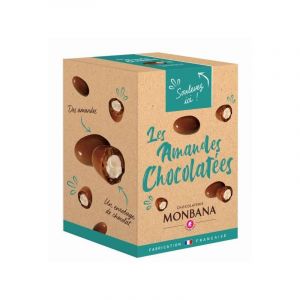 Amandes chocolatées - Monbana 135g (Buroespresso, neuf)