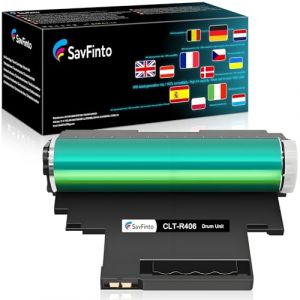 SavFinto CLT-R406 Unit&eacute; de Tambour Compatible avec Samsung R406 CLT-R406 Drum CLP-360 CLP-365 CLX-3300 CLX-3305 SL-C430 Xpress C480w C480fw C460w C460fw C430w C410w SL-C460W SL-C467W C-460FW C-467W (Juncheng EU, neuf)